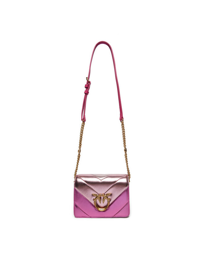 PINKO Дамска чанта Pinko Lowe Click Mini 100067 A1YA Розов
