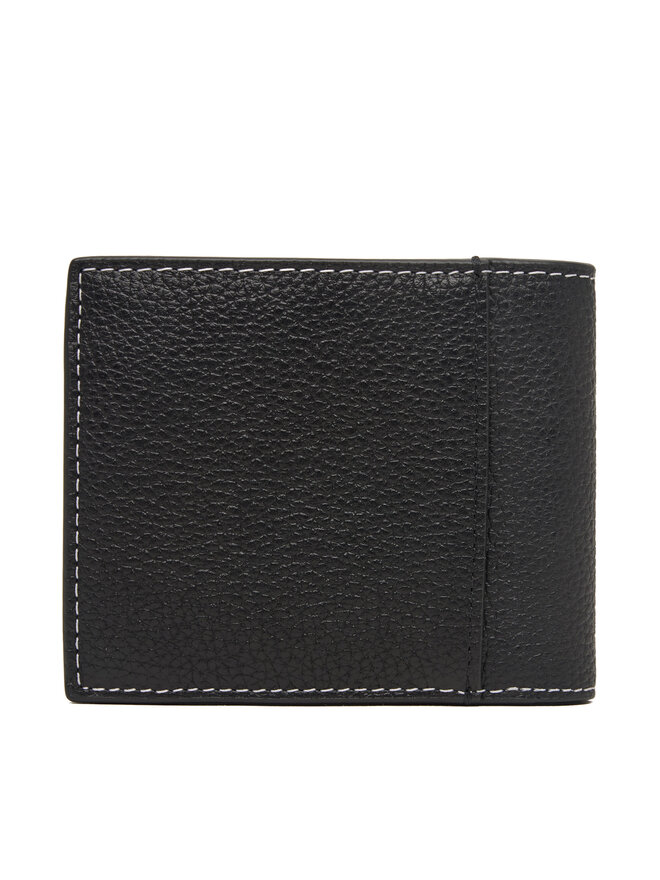 Calvin Klein Geldbörse Calvin Klein Bold Pebble Billfold W/ Coin LV04D1270G Schwarz