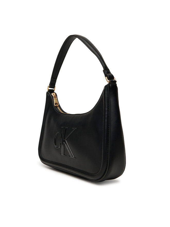 Calvin Klein Τσάντα Calvin Klein Bold Ck Small Shoulder Bag LV04F3230G Μαύρο