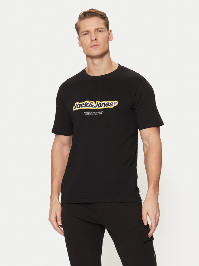 Jack&Jones Jack&Jones Marškinėliai Vesterbro 12265740 Juoda Relaxed Fit