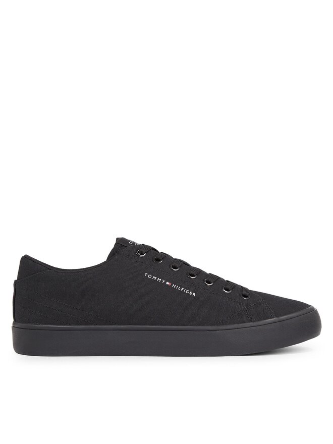 Tommy Hilfiger Tenisky Tommy Hilfiger Th Hi Vulc Low Canvas FM0FM04882 Černá