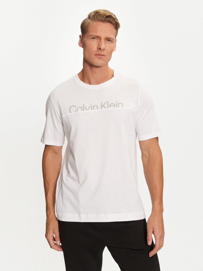 Calvin Klein Performance Calvin Klein Performance Camiseta 00GMF4K142 Blanco Regular Fit