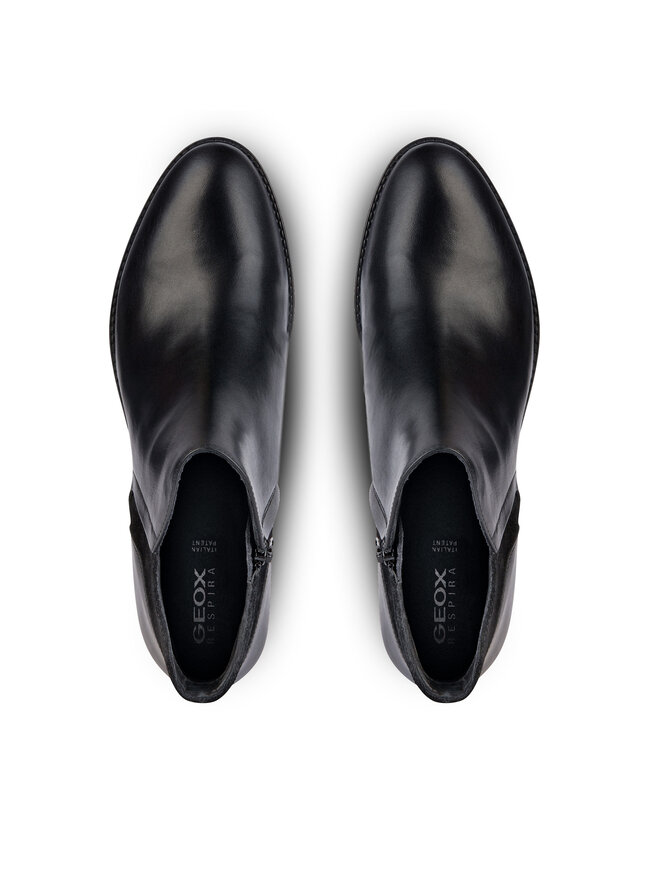 Geox Polokozačky Geox D Felicity D36G1D 04322 C9999 Černá
