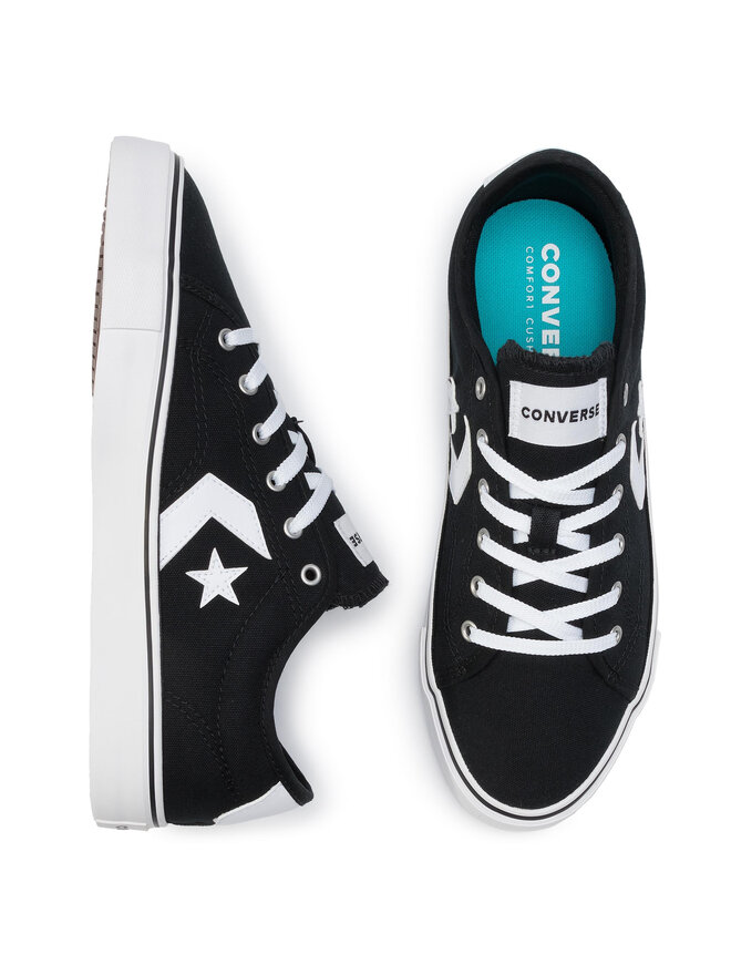 Tennis Converse Star Replay Ox 163214C Noir chaussures