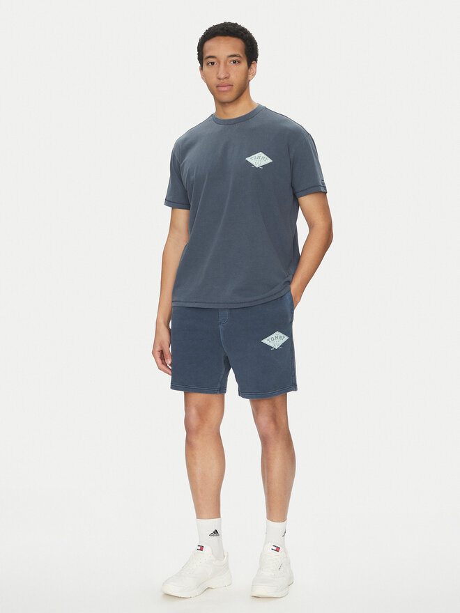 Tommy Jeans Tommy Jeans T-shirt Varsity DM0DM20806 Tamnoplava Relaxed Fit