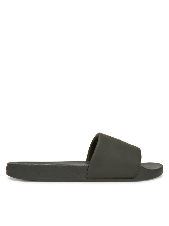 Calvin Klein Şlapi Calvin Klein Pool Slide W/ Ck Square HM0HM01754 Verde