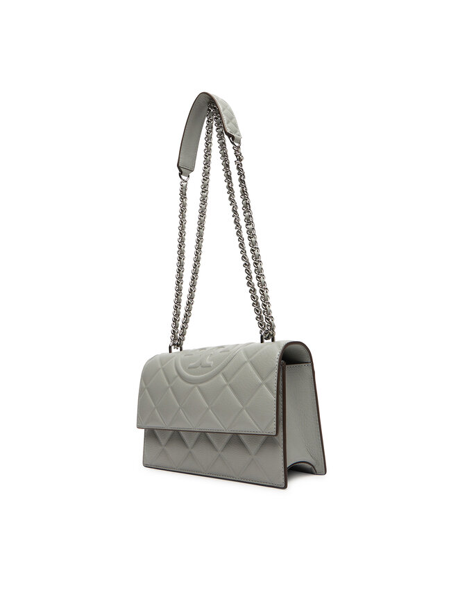 Tory Burch Сумка Tory Burch Fleming Small Convertible Shoulder Bag 164800 Сірий