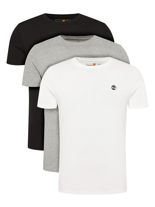 Timberland Timberland 3 marškinėlių komplektas TB0A6GH1 Spalvota Slim Fit