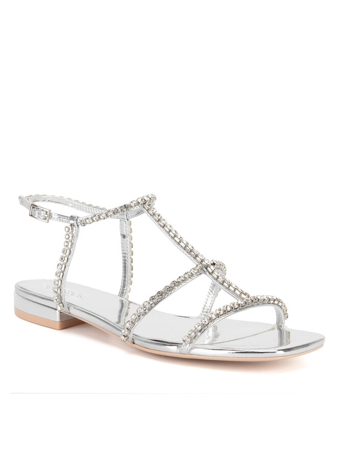 Badura Sandalen Badura JOSEPHE-SL2286-2 Silberfarben