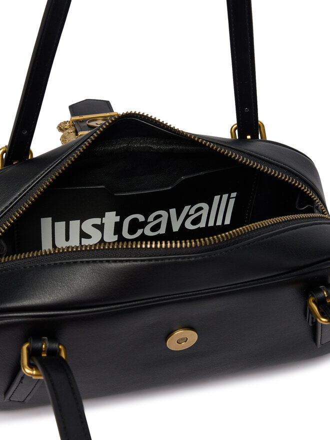 Just Cavalli Handtasche Just Cavalli Iconic Snakes 81RA4BA5 ZSA89 Schwarz