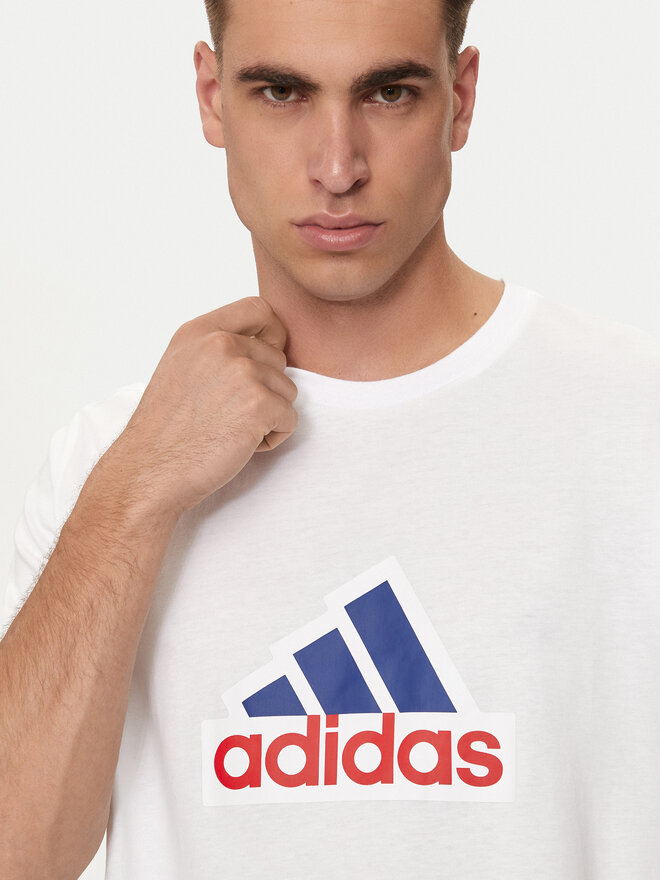 adidas adidas Marškinėliai Future Icons Badge of Sport IS3234 Balta Loose Fit