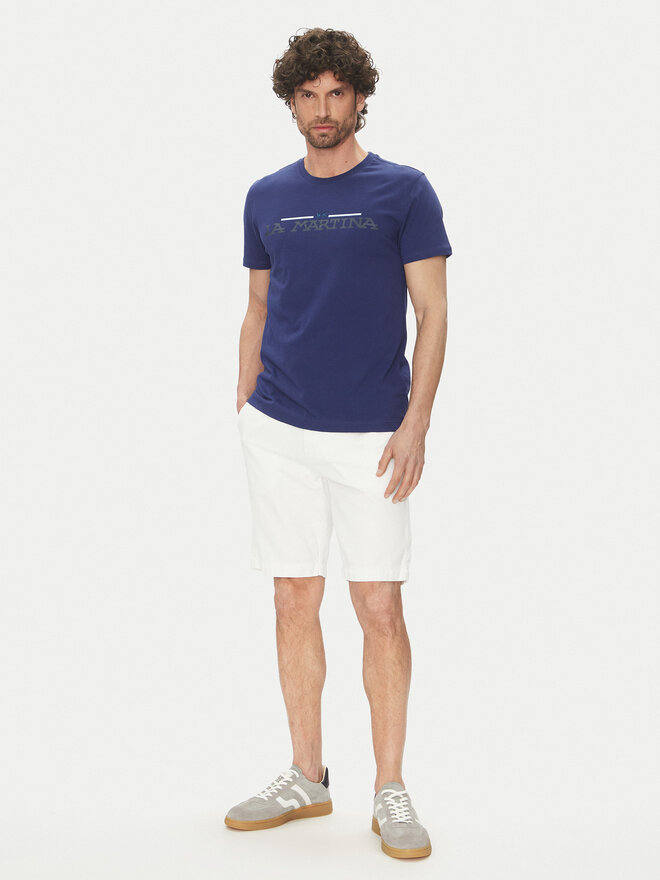 La Martina La Martina T-Shirt Aguer MAR304 JS206 Σκούρο μπλε Regular Fit