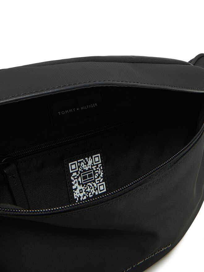 Tommy Hilfiger Saszetka nerka Tommy Hilfiger Th Repreve Bumbag AM0AM13188 Czarny