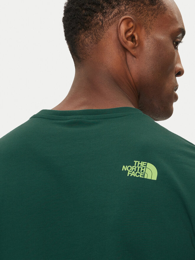 The North Face The North Face Majica Easy NF0A8A6C Zelena Regular Fit