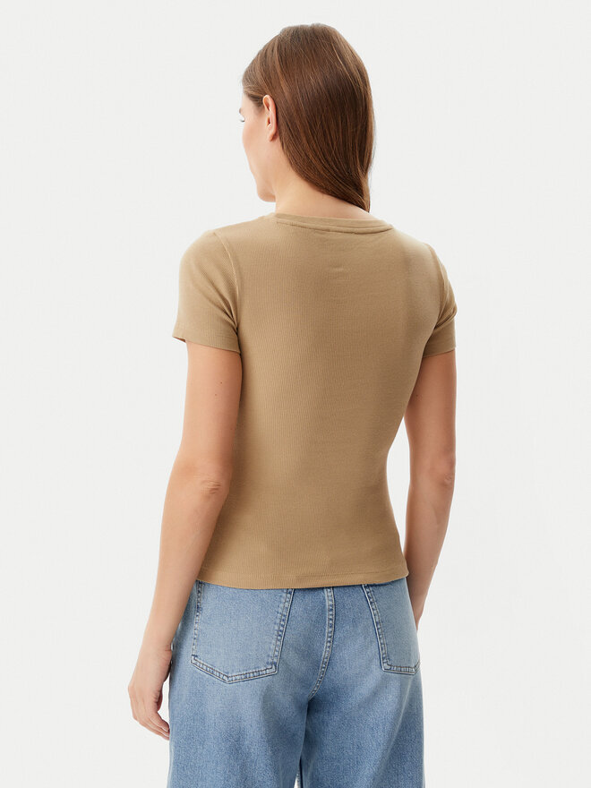 Guess Guess Футболка W5GP62 KA0H1 Бежевий Regular Fit