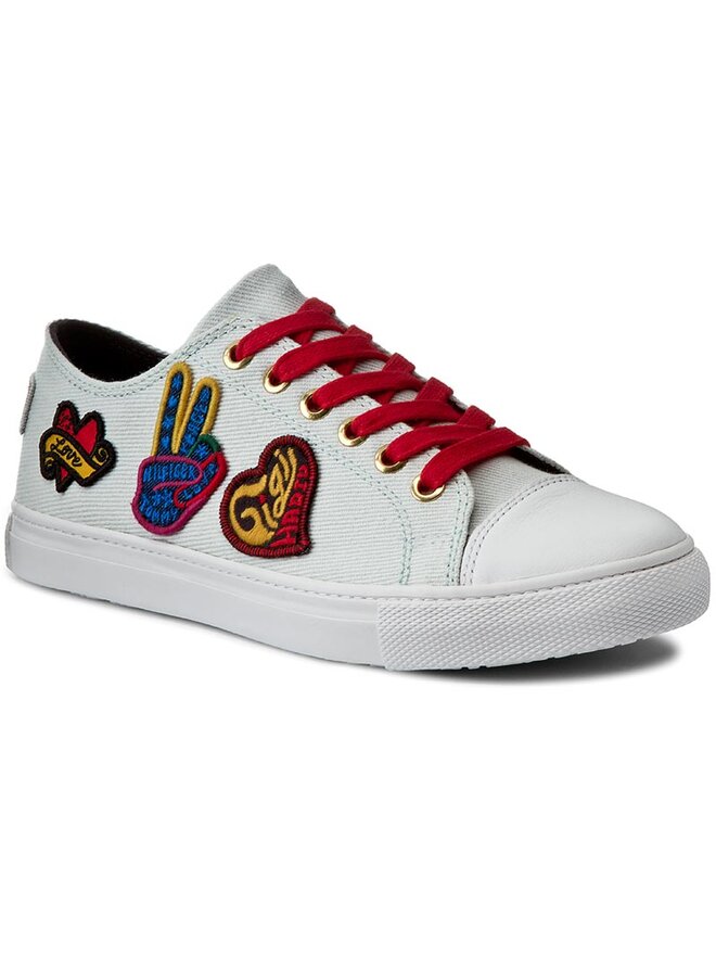 Tennis Tommy Hilfiger Low Lace Sneaker Gigi Hadid 1C FW0FW01133 White 100 chaussures