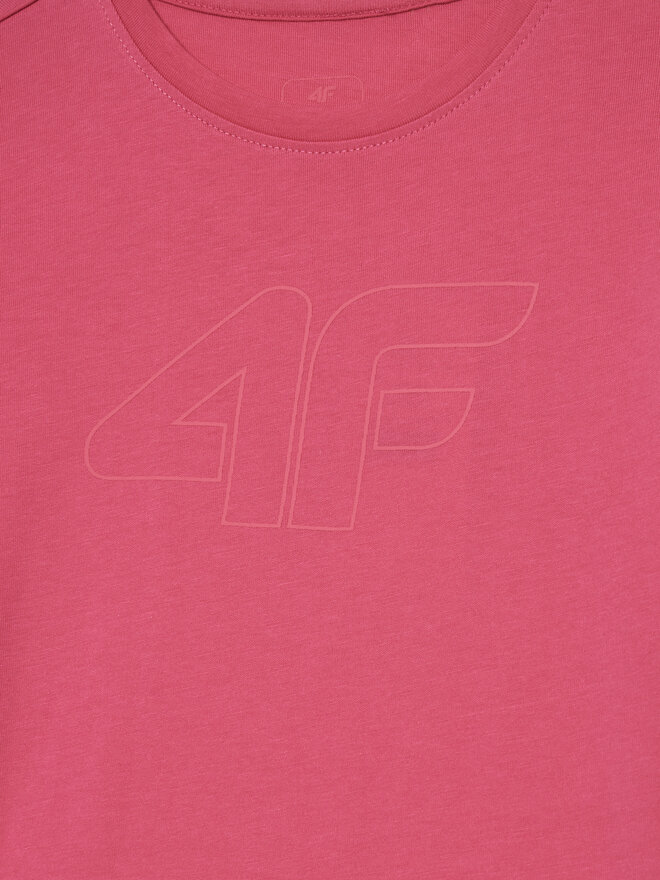 4F 4F Póló 4FJWMM00TTSHF1803 Rózsaszín Regular Fit