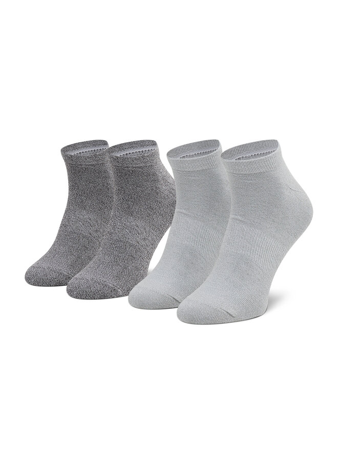 Outhorn Set di 2 paia di calzini corti da uomo Outhorn HOZ21-SOM600 Grigio