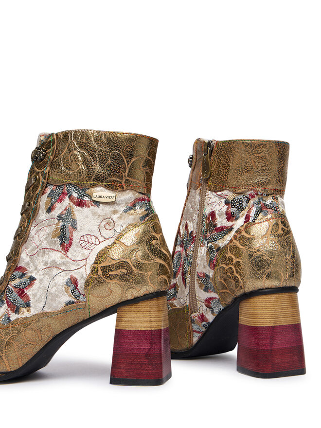 Laura Vita Botines planos Laura Vita Idcano 06 Oro