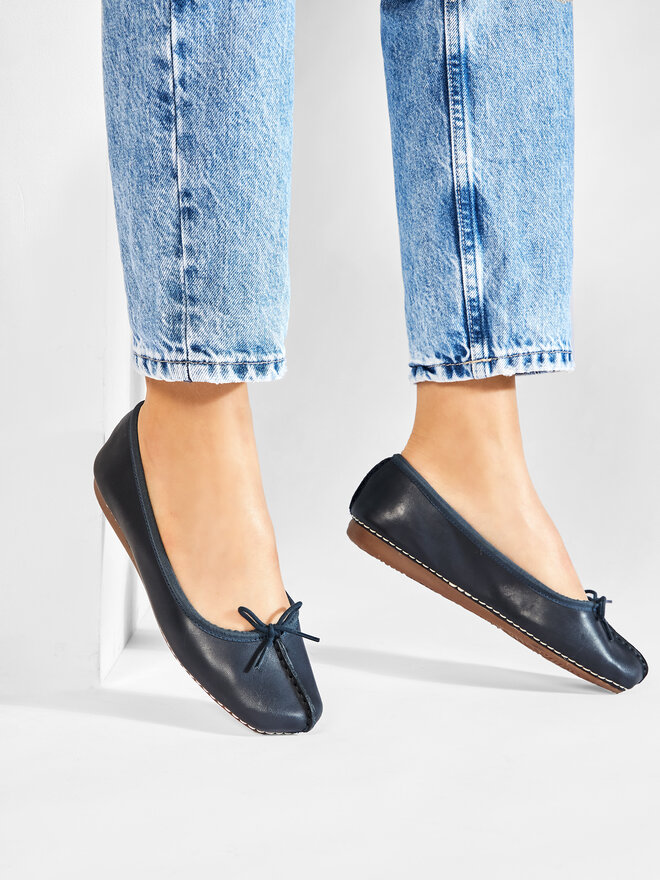 Clarks ballerina freckle ice online