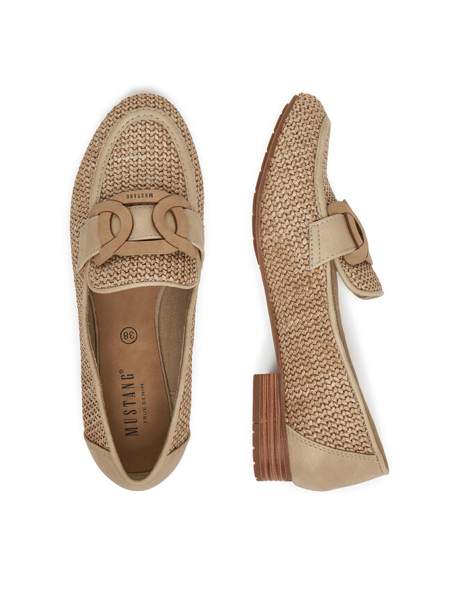 Mustang Čevlji brez vezalk Mustang 1489-402 Bež