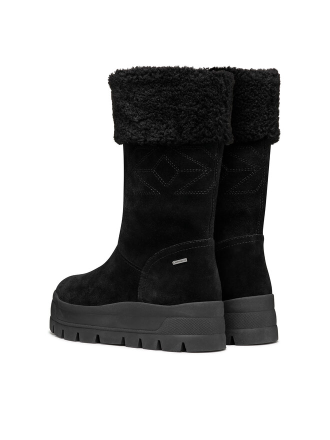 Geox Μπότες Geox D Spherica Ec7.1 B A D46WSB 00022 C9999 Μαύρο