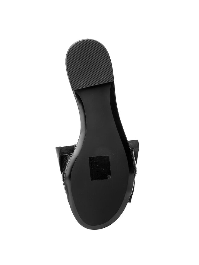 Pantoletten MICHAEL Michael Kors Bella Slide 40R8BLFP2L Schwarz eschuhe