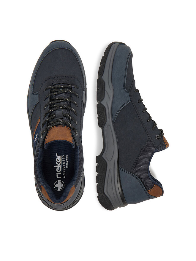 Rieker Sneakersy Rieker 11211-14 Granatowy
