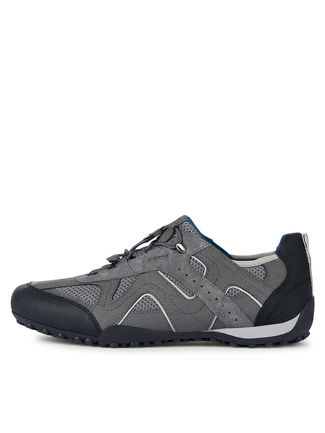 GEOX Sneakers laag 'UOMO SNAKE' in Antraciet, Lichtgrijs, Donkergrijs | ABOUT YOU