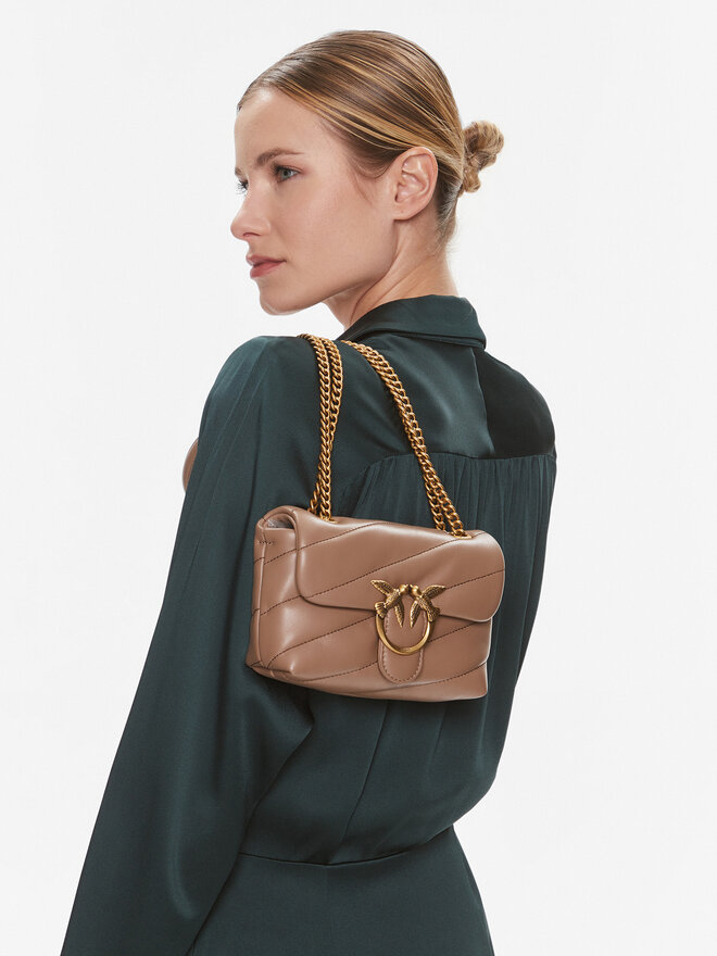 PINKO Soma Pinko Love Baby Puff C AI 23-24 PLTT 100040 A0F2 Bēšs