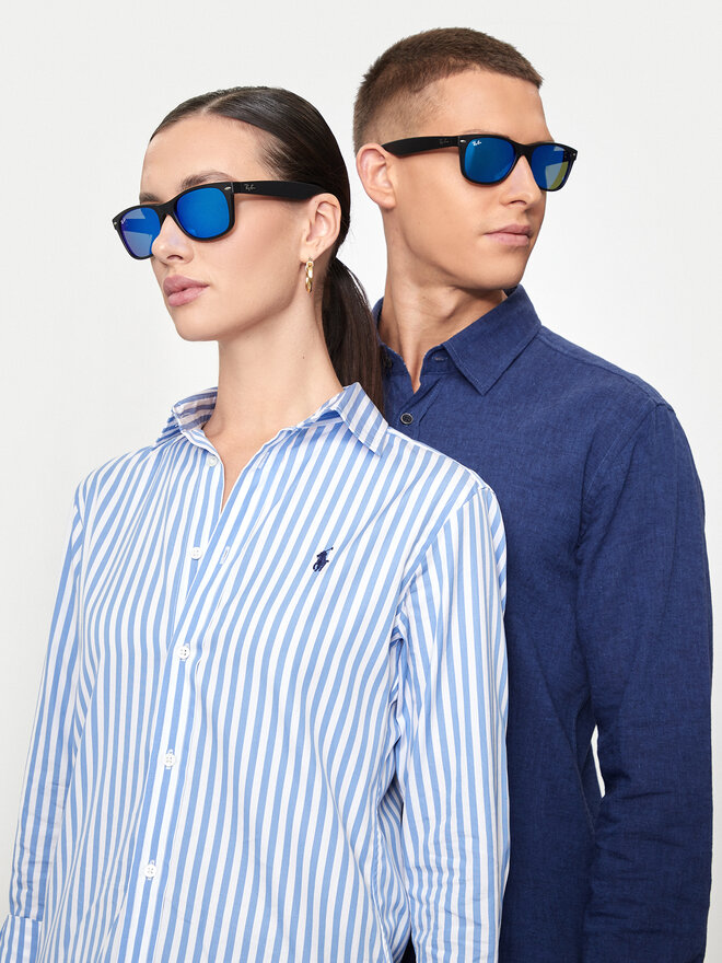 Ray-Ban Occhiali da sole Ray-Ban New Wayfarer 0RB2132 622/17 Nero