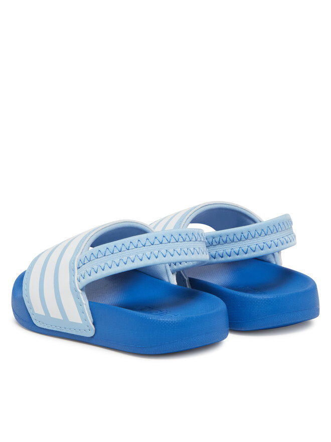 adidas Sandały adidas adilette Estrap JR5327 Błękitny