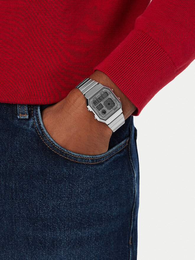 Casio Uhr Casio A130WE-7AEF Silberfarben