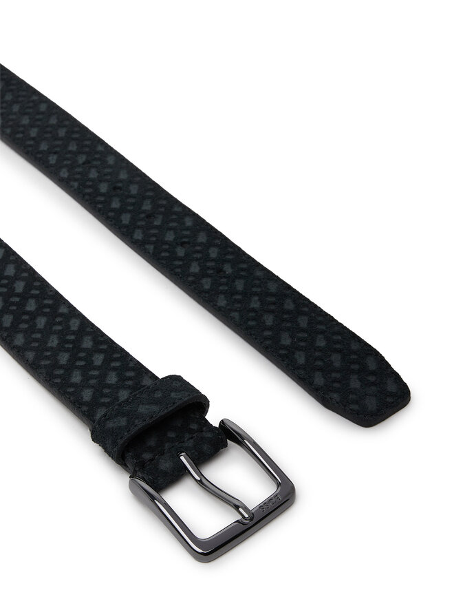 BOSS Cinturón para hombre BOSS 50542202 Negro