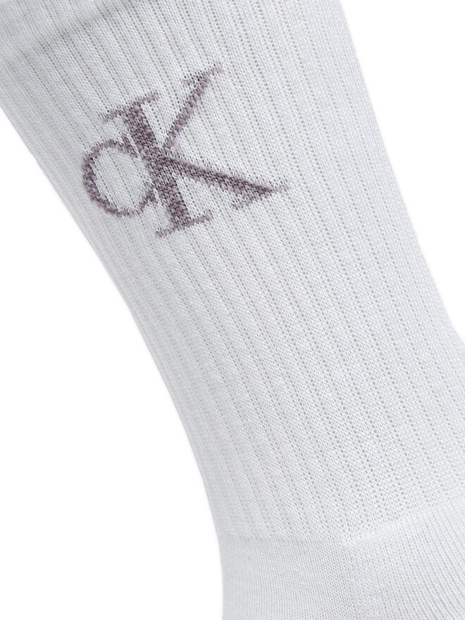 Calvin Klein Jeans Zestaw 2 par wysokich skarpet damskich Calvin Klein Jeans 701229465 Fioletowy