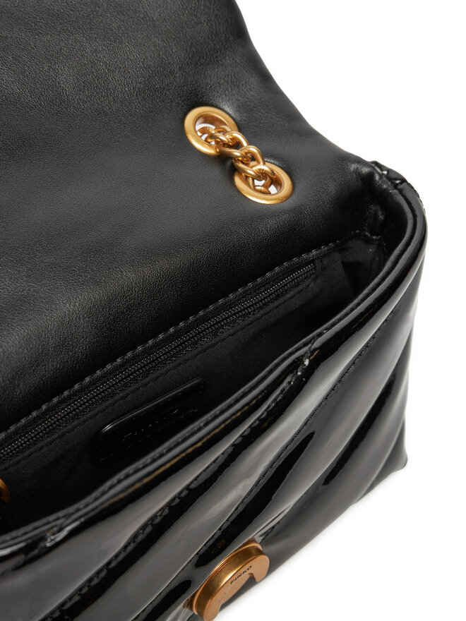 PINKO Handtasche PINKO Love Puff Baby Cl AI 24-25 PLTT 100040 A1UP Schwarz