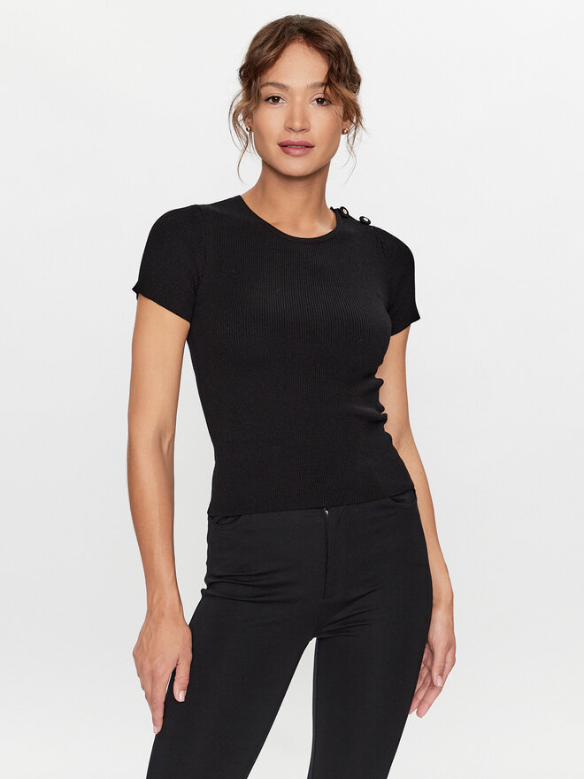 Liu Jo Sport Liu Jo Sport T-Shirt CF3204 MS99E Schwarz Slim Leg
