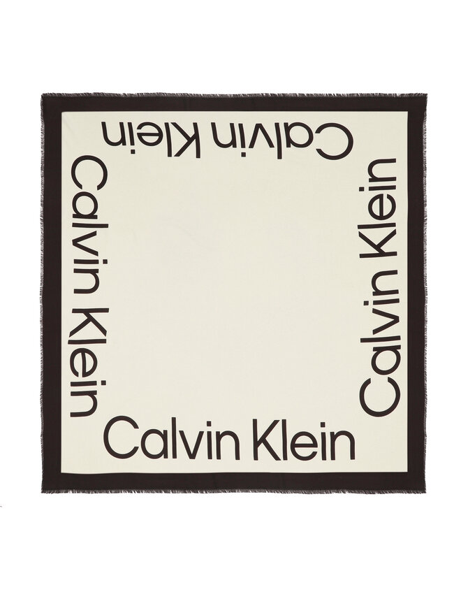 Calvin Klein Бандана Calvin Klein Contrast Logo K60K611739 Екрю