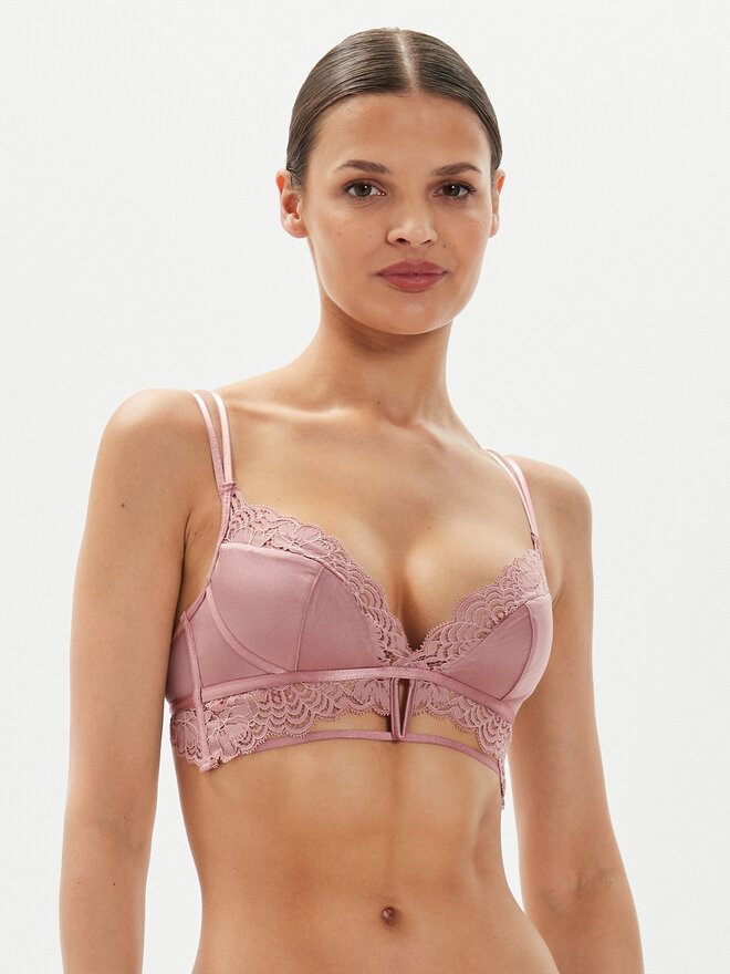 Hunkemöller Hunkemöller Bralette melltartó Lainey 205443 Rózsaszín