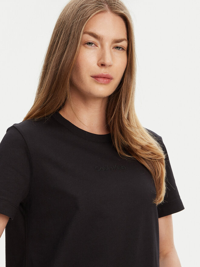 Calvin Klein Calvin Klein Marškinėliai LV044C905G Juoda Regular Fit
