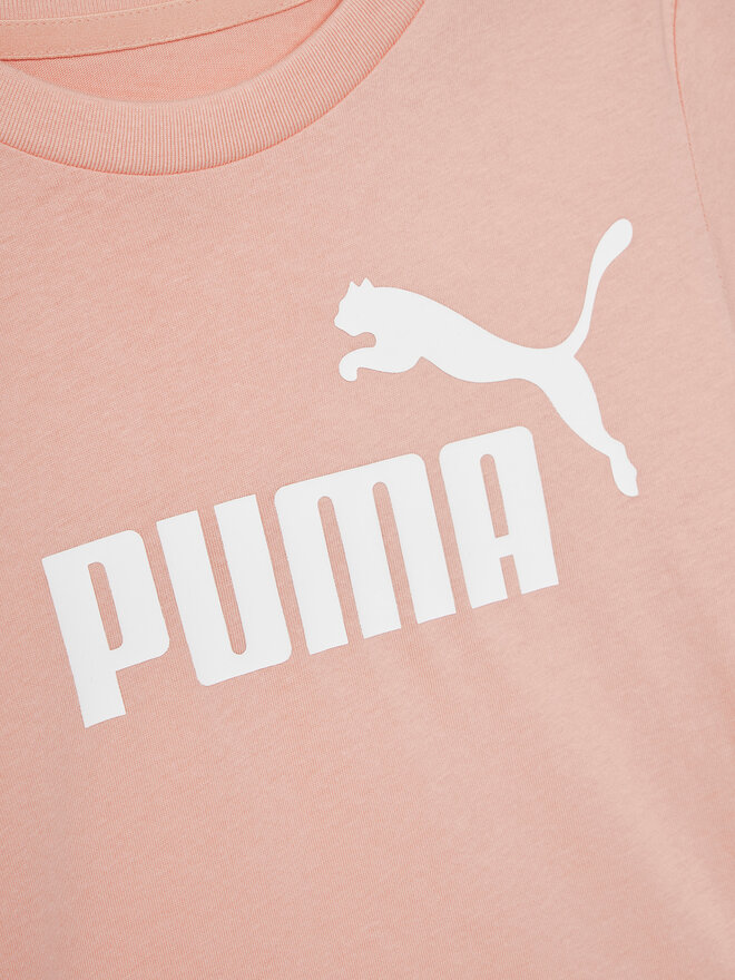Puma Puma Marškinėliai Ess No. 1 Logo 684892 Rožinė Regular Fit
