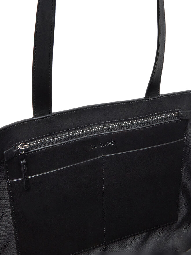 Calvin Klein Borsetta Calvin Klein Ck Mixmedia Shopper_Mono K60K613166 Nero