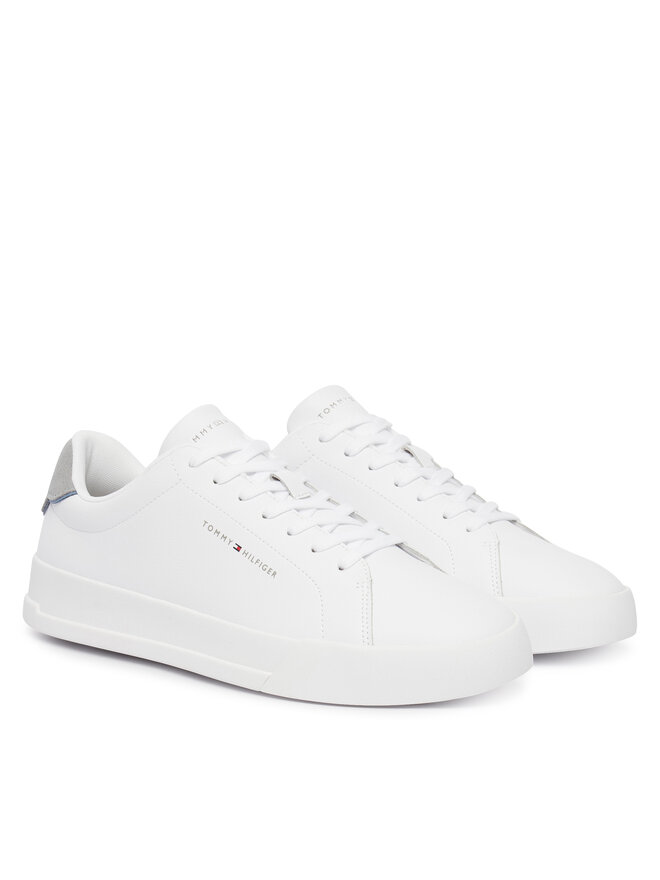 Tommy Hilfiger Sneakers Tommy Hilfiger Th Court Core Ess Leather FM0FM05367 Weiß