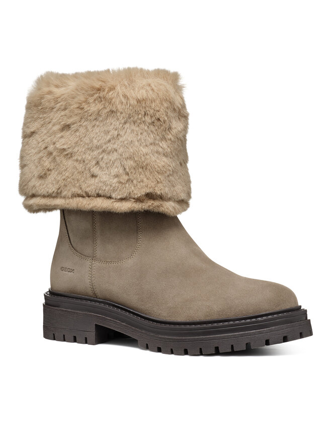 Geox Členková obuv Geox D Iridea D04HRM 022BH C6029 Béžová