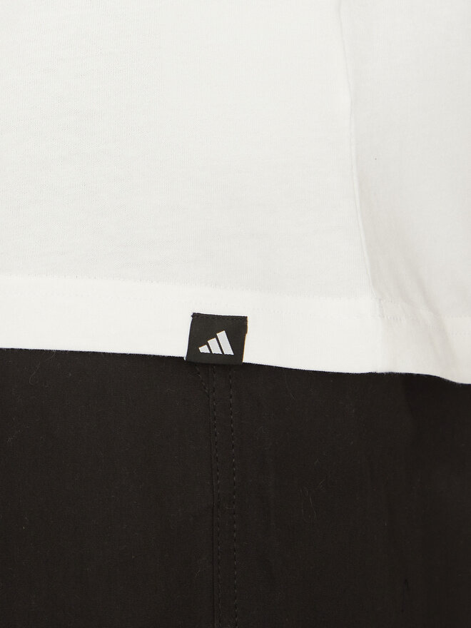 adidas adidas Marškinėliai Lounge Still Life Lemons Graphic JJ3959 Balta Regular Fit
