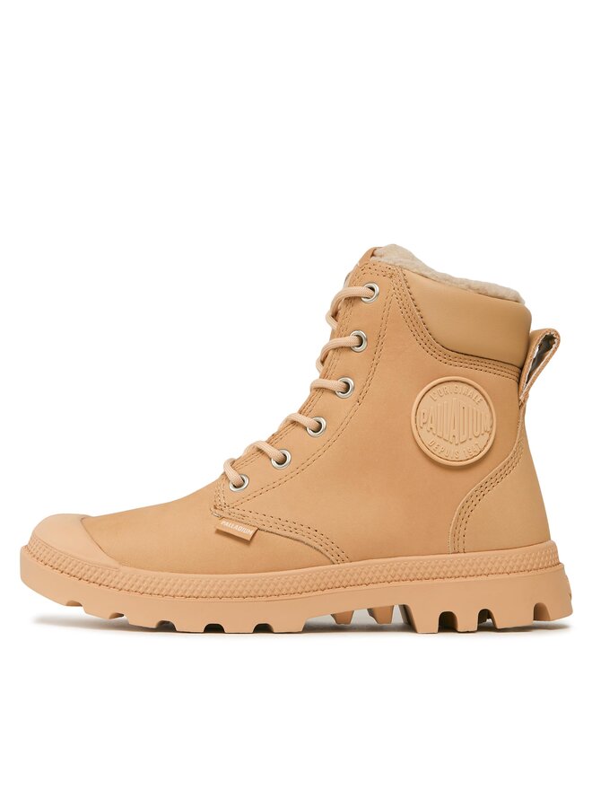 Palladium Schnürstiefeletten Palladium Pampa Sport Cuff Wps 72992-243-M Beige