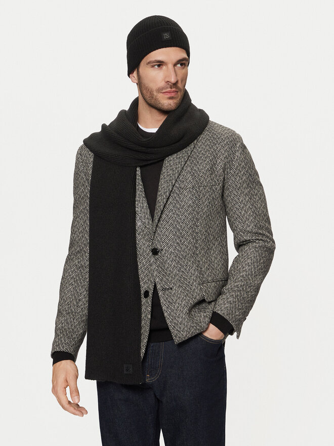 HUGO Set Schal und Mütze Hugo 50524567 Schwarz