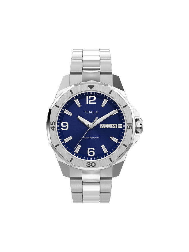 Timex Zegarek Timex Essex TW2W79500 Srebrny