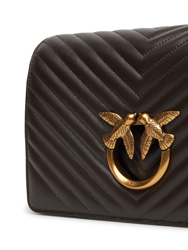 PINKO Τσάντα PINKO Love Click Classic PE 25 PLTT 100063 A0GK Καφέ