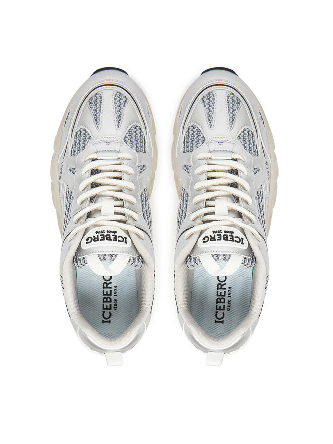 Iceberg Sneakersy Iceberg IU1706 Strieborná